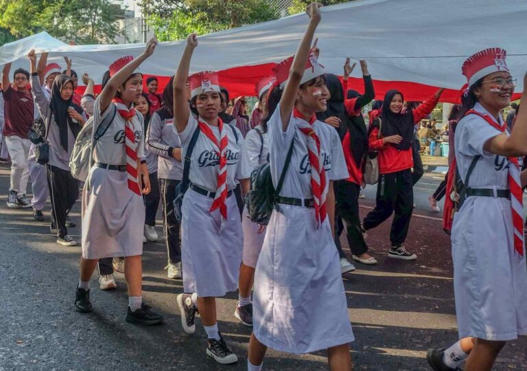 Bentangan Bendera.